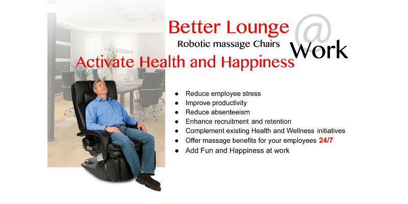 massage chair wellness lounges At Work