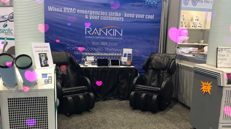 Trade Show Event With Robotic Massage Chair  Rental