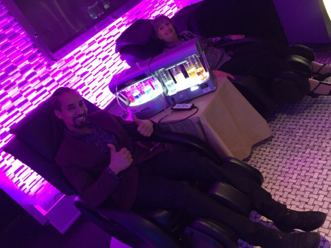 Electronic Massage Chair + Oxygen bar for Events