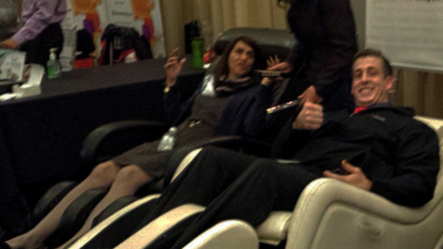 Rent Massage Chairs and Get Tradw Show Traffic